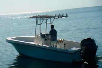 Center Console Boat in Key Largo