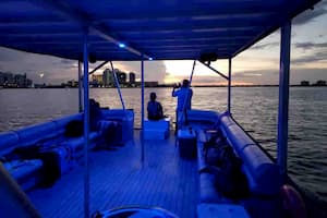 Custom Pontoon Boat Hallandale Beach 