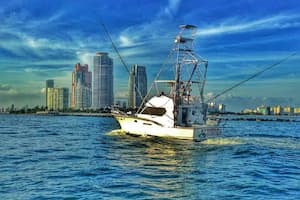 Large Fishing Boat Miami Beach