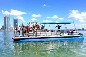 Pontoon Boats for Parties Miami Beach