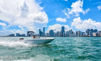 small fishing boat in Miami