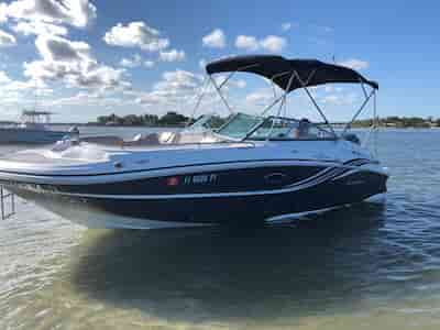 Speedboat in West Palm Beach for 4th of July