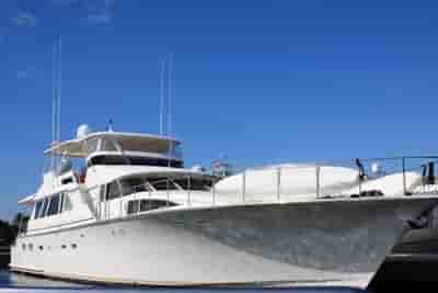 Superyacht in California