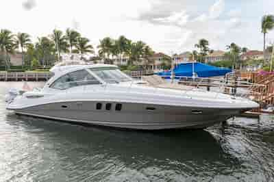 Motorboat in West Palm Beach for Independence Day